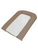 Candide Wickelauflage in Taupe mit Bezügen - (L)71 x (B)45 cm