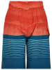 Color Kids Badeshorts in Rot/ Blau