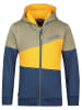 Trollkids Sweatjacke "Alesund" in Dunkelblau/ Gelb/ Grün
