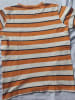 Garcia Shirt in Orange/ Weiß