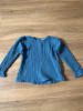 Sense Organics Bluse "Loba" in Blau