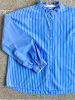 Pepe Jeans Bluse in Hellblau/ Weiß