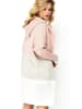 Makadamia Cardigan in Rosa/ Grau/ Creme