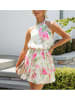 LA Angels Kleid in Creme/ Pink
