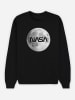 WOOOP Sweatshirt "Full Moon" in Schwarz