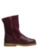 kmins Leder-Stiefel in Bordeaux