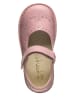 POM POM Leder-Spangenballerinas in Rosa