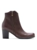 Helene Rouge Leder-Stiefeletten in Braun