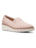 Clarks Leder-Slipper in Rosa