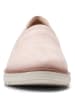 Clarks Leder-Slipper in Rosa