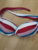 Rio de Sol Bikini-Oberteil "Buzios" in Blau/ Rot
