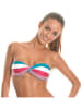 Rio de Sol Bikini-Oberteil "Buzios" in Blau/ Rot