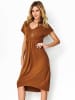 Makadamia Kleid in Camel