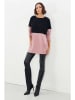 Milan Kiss Pullover in Rosa/ Schwarz