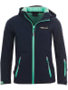 Trollkids Softshelljacke "Oslofjord" in Dunkelblau/ Türkis