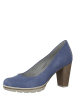 Marco Tozzi Leder-Pumps in Blau