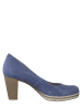 Marco Tozzi Leder-Pumps in Blau