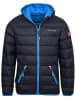 Trollkids Daunenjacke "Dovrefjell" in Anthrazit/ Blau