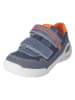 Ricosta Leder-Sneakers "Rider" in Dunkelblau/ Orange
