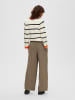 SELECTED FEMME Hose "Tinni - Relaxed" in Khaki