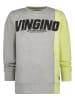 Vingino Sweatshirt "Noef" in Grau/ Limette