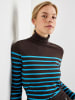 TAIFUN Pullover in Braun/ Blau