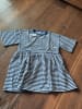 PETIT BATEAU Kleid in Weiß/ Dunkelblau