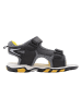 lamino Sandalen in Grau/ Gelb