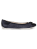 Geox Leder-Ballerinas "Charlene" in Dunkelblau
