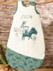 Petit Beguin Babyschlafsack in Creme/ Grün