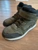 Trollkids Leder-Wanderboots "Stavanger Mid Cut XT" in Khaki