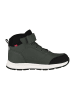 Trollkids Leder-Wanderboots "Stavanger Mid Cut XT" in Khaki