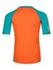 Trollkids Badeshirt "Kvalvika" in Orange/ Blau