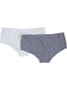 Skiny 2er-Set: Pantys in Grau/ Weiß