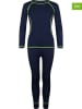 Trollkids 2tlg. Funktionswäsche-Set "Kids Merino Baselayer" in Dunkelblau