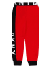 DKNY Sweathose in Rot/ Schwarz