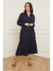 Curvy Lady Kleid in Dunkelblau