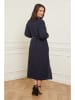 Curvy Lady Kleid in Dunkelblau