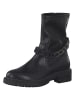 Tamaris Leder-Boots in Schwarz