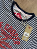 Lee Cooper Shirt in Dunkelblau/ Weiß