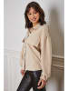 Vanille & Chocolat Bluse "Vanessa" in Beige