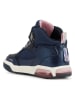 Geox Sneakers "Inek" in Dunkelblau/ Pink