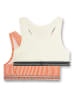 Sanetta 2er-Set: Bustiers in Beige/ Orange