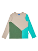 finkid Longsleeve "Rannikko" in Türkis/ Grau/ Grün