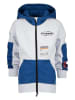 Vingino Sweatjacke "Octer" in Blau/ Weiß