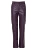 b.young Lederimitathose BYDAFANY STRAIGTH PANTS - 20813750 in lila