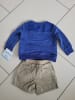 carter's 2tlg. Outfit in Blau/ Beige