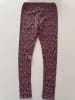 lamino Leggins Bordeaux mit Blumen