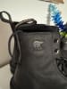 Sorel Leder-Boots "Hi-Line" in Schwarz