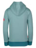 Trollkids Hoodie "Lillehammer" in Grün/ Blau